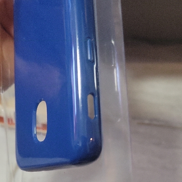 SYS Slimline Series Samsung Galazy K3 Achieve Black, silver,and Blue Phone Cases - Picture 8 of 14